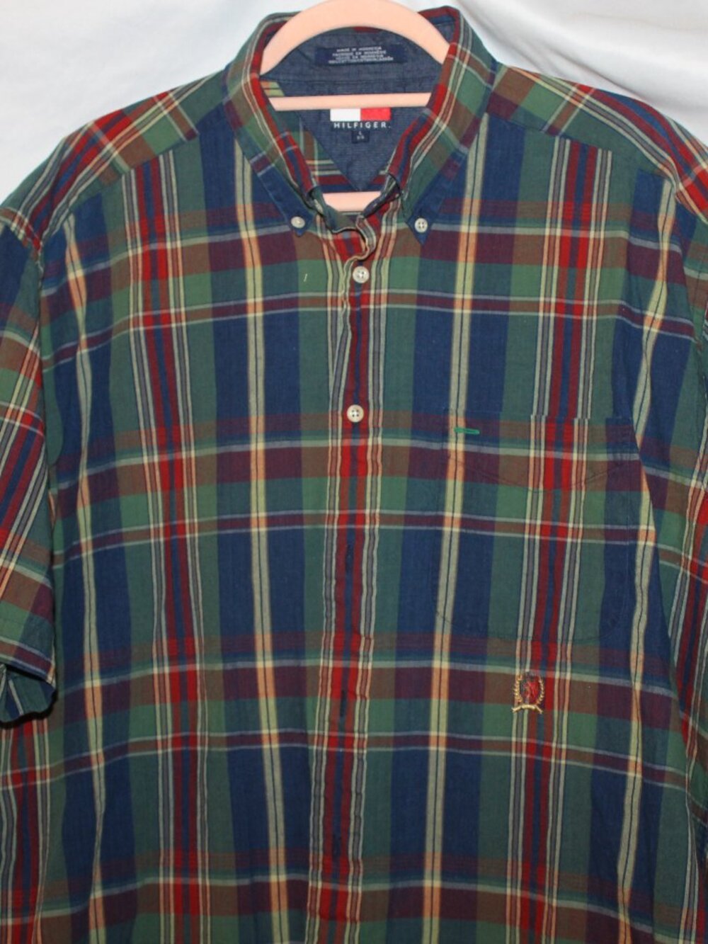 VINTAGE 90s Tommy Hilfiger Button Down
